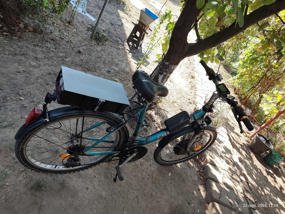 Bicicleta electrica 26 inch 37km/ora baterie mare 500w