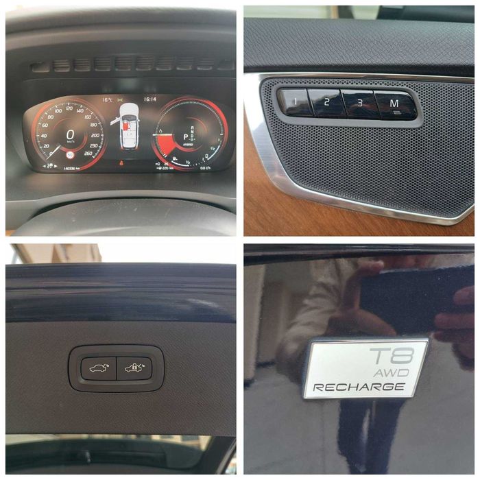 Volvo Xc90 T8 Recharge 7-местен 392кс Обслужен