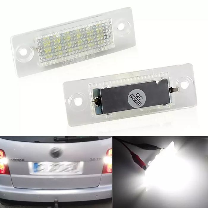 Becuri lampi led numar Vw Touran Caddy Passat B5 B6 Golf Plus Jetta T5