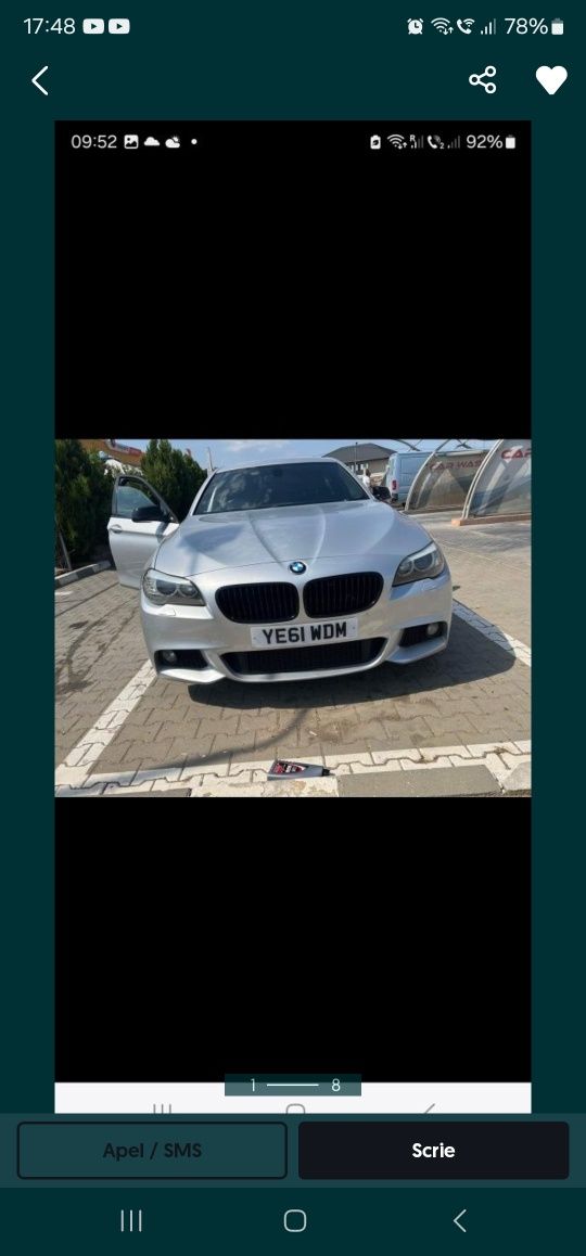 Dezmembrez Bmw 530d 258cp