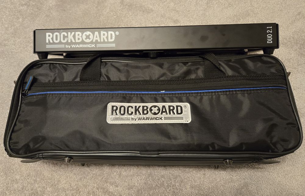 Pedalboard 4-7 pedale chitara Rockboard DUO 2.1 cu husa protectie