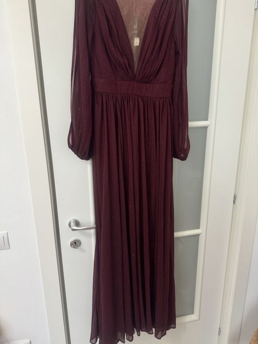 Rochie elegabta bordo