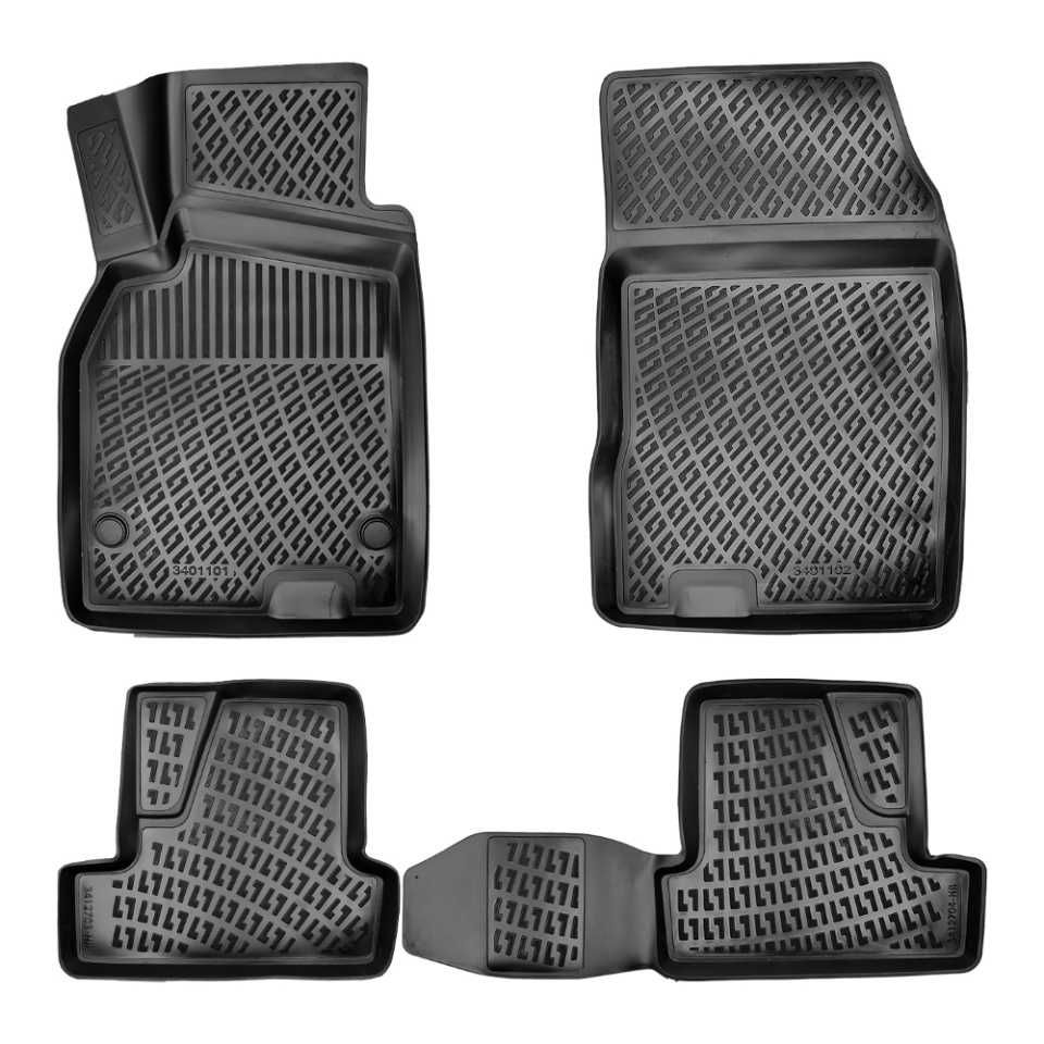 Set covorase auto cauciuc Renault Megane III 2008-2015, forma tavita