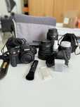 DSLR Nikon D5300 + obiective 50mm 35mm 70-300mm