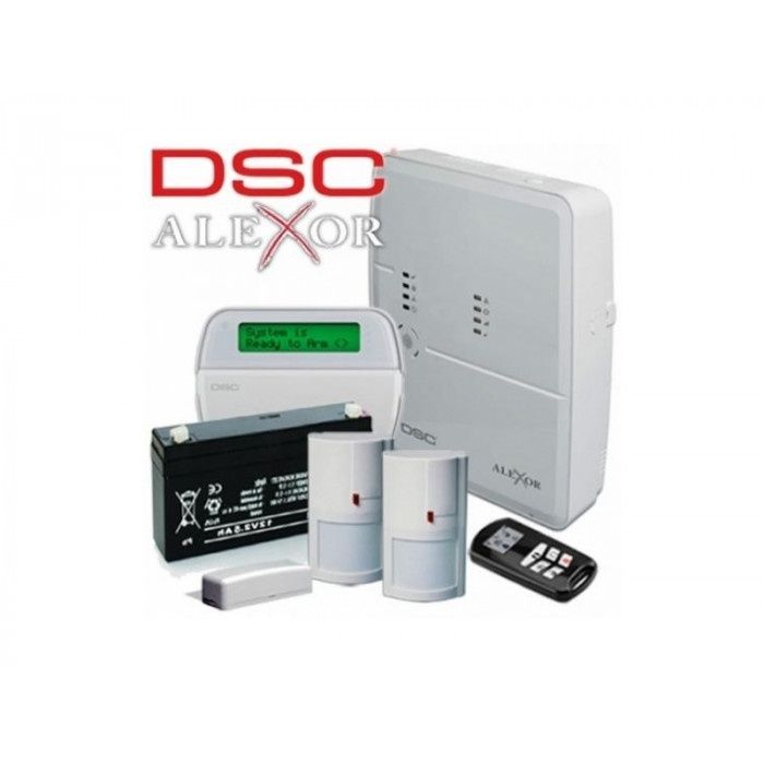 Kit, sistem, supraveghere video HIKVISION si kituri alarme AJAX, DSC