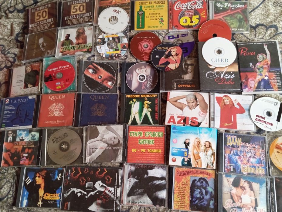 Cd с музика най-различни жанрове