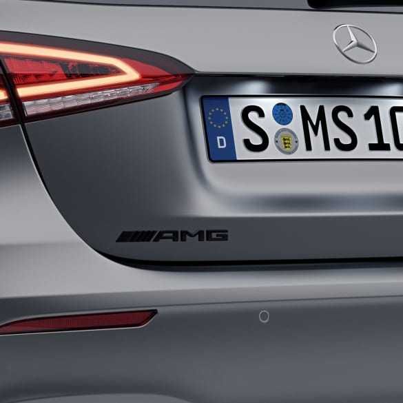 Emblema AMG spate portbagaj Mercedes, negru sau chrom