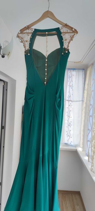 Rochie verde de seara mărimea 38/40