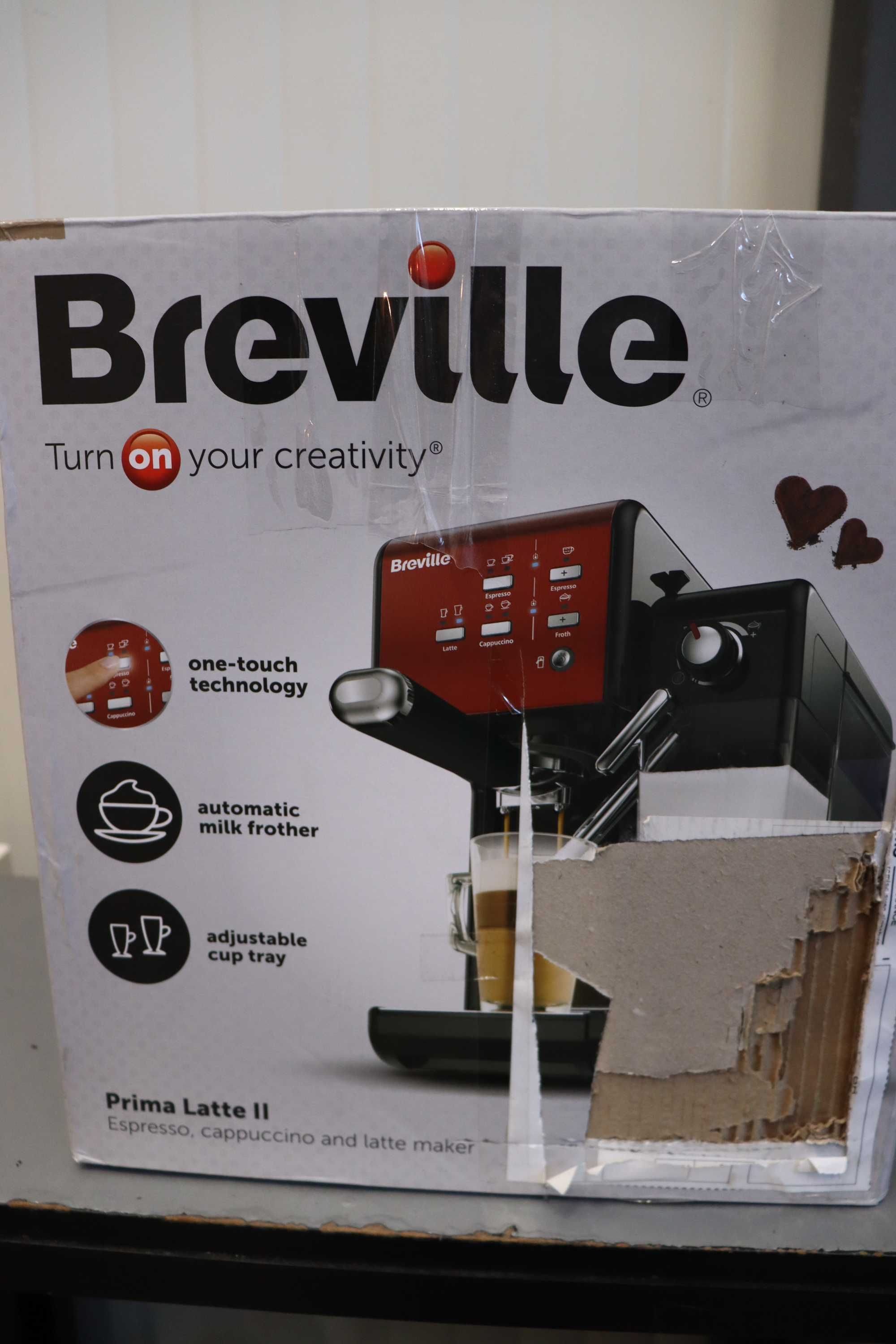 Кафе и еспресо машина Breville PrimaLatte II 19 бара VFC109X-01
