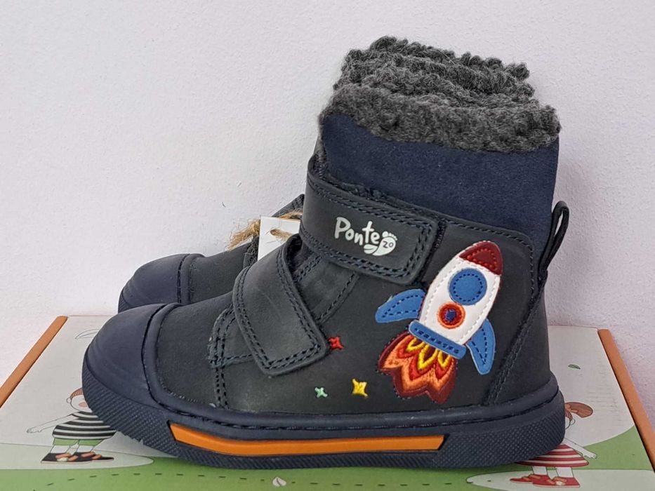 Ghete noi Ponte 20,  SUPINATI  din piele naturala, imblanite