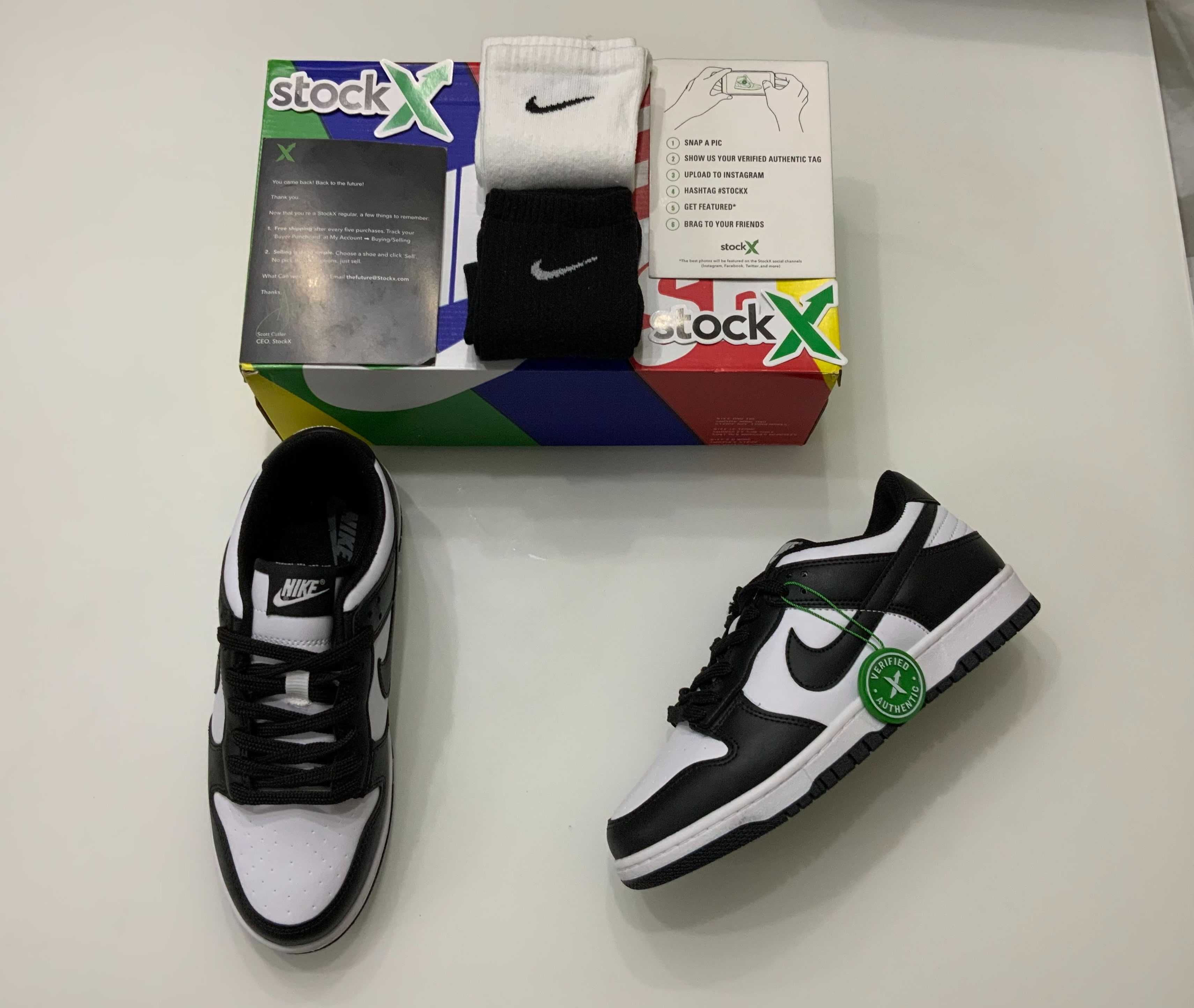 Nike Panda Dunks Low (black&white)(36-46 номер)
