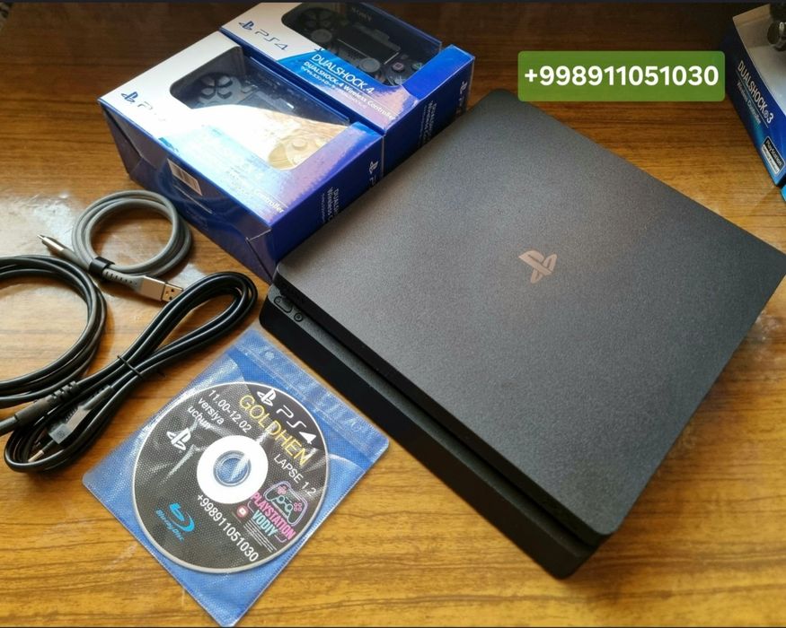 PlayStation 4 slim 500 GB 12.00 goldhen