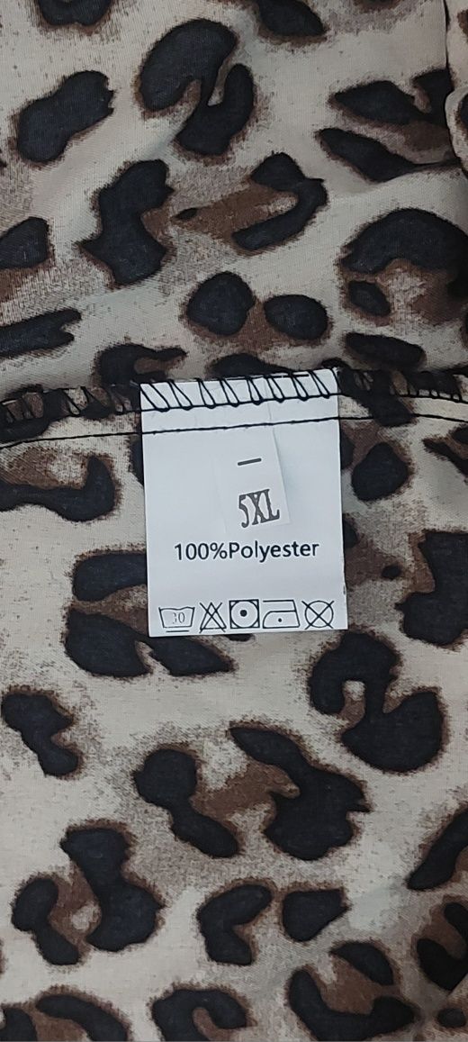 Голям Летен панталон 5XL, леопардов