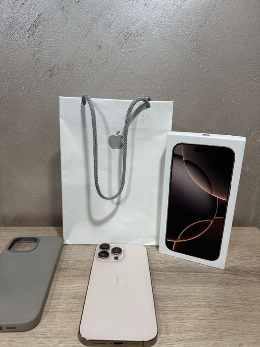 iPhone 16 Pro Max|256GB|Като нов| Гаранция Apple | Desert Titanium