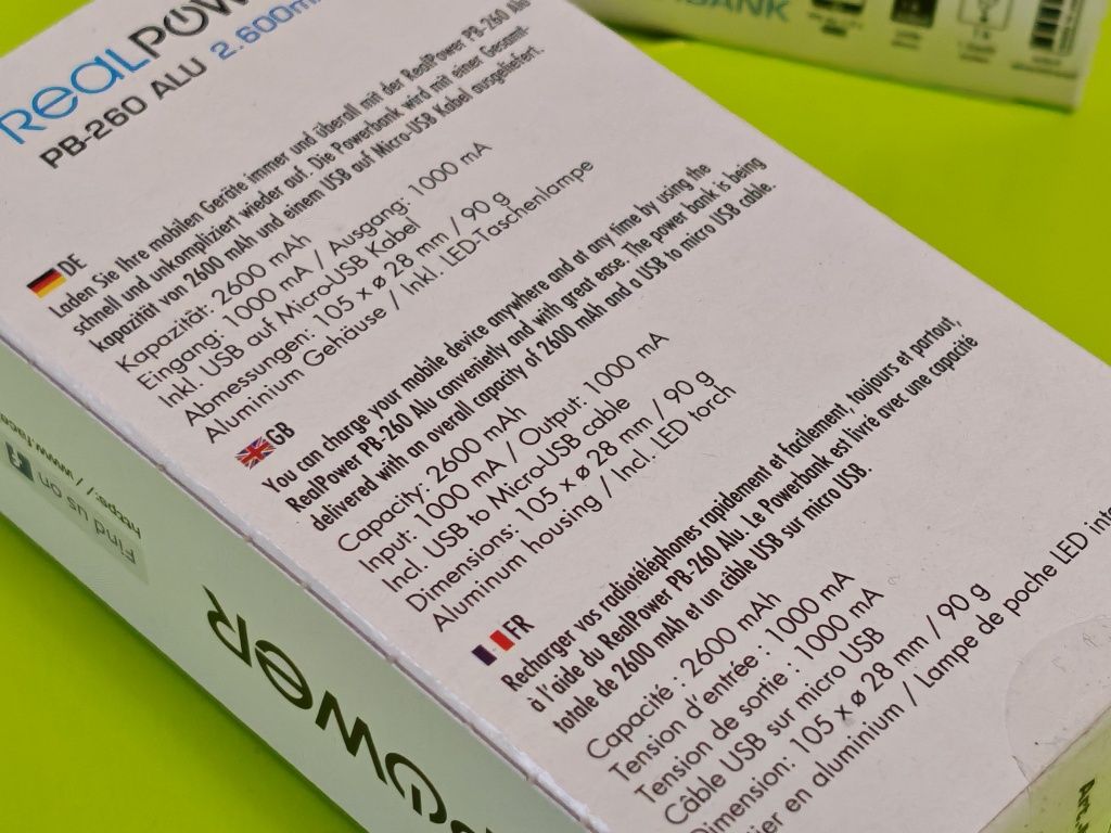 ЗАПЕЧАТАНИ 3бр. ULTRON RealPower 2,600 mAh с фенер YETTEL