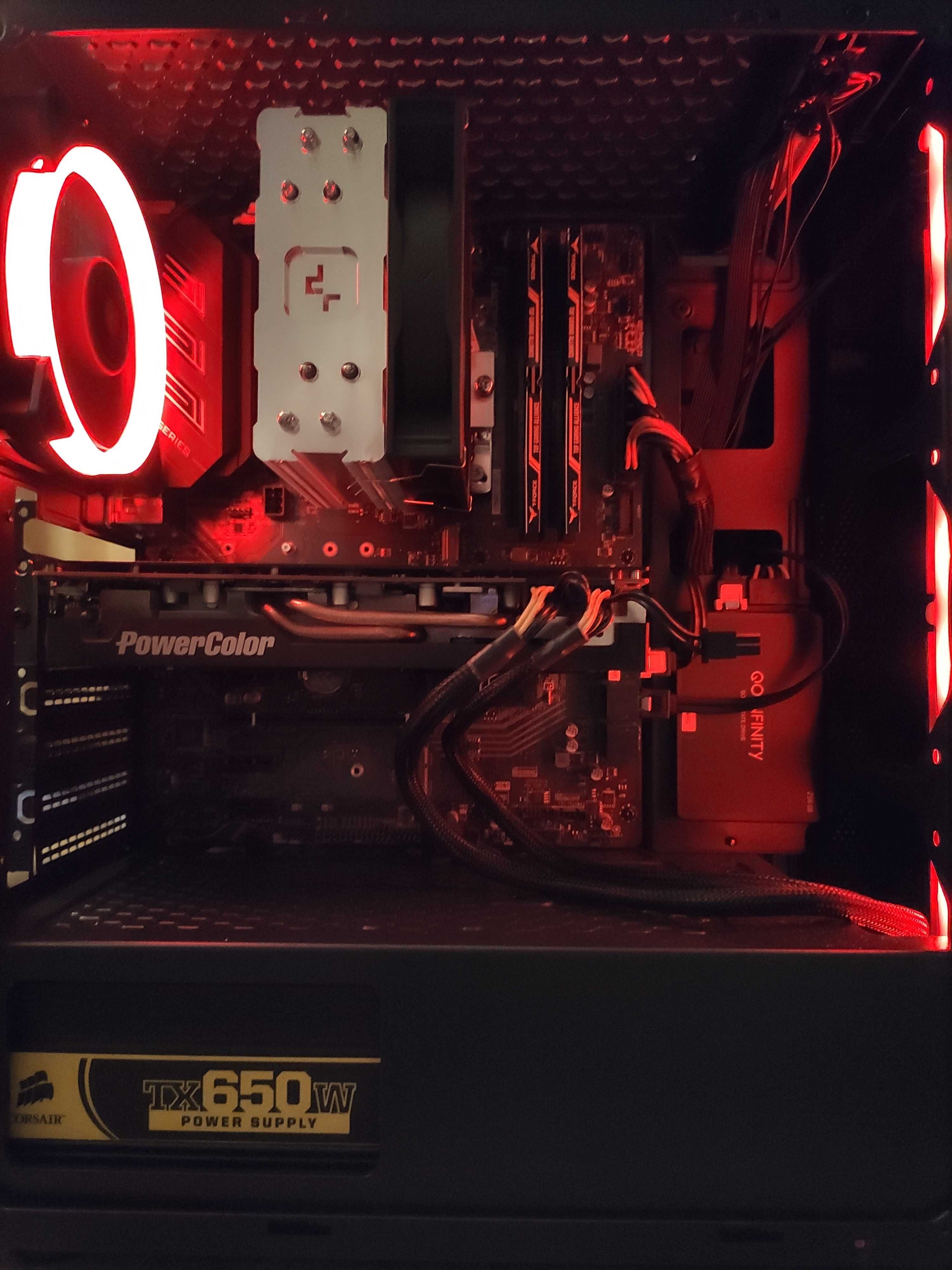 6 Ядрен Геймърски Компютър Z390 / i5 9600K / RX 5700 XT 8GB GDDR6