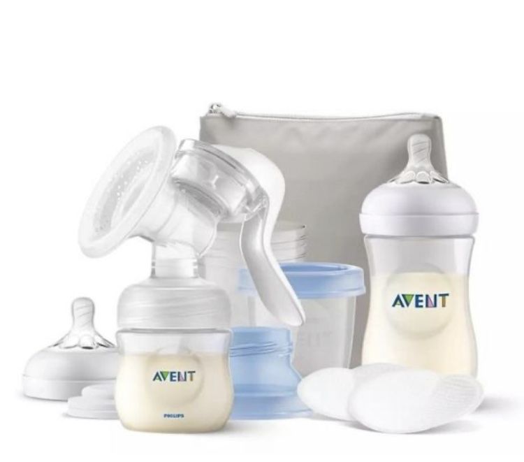 Set Pompa manuala de san Philips Avent