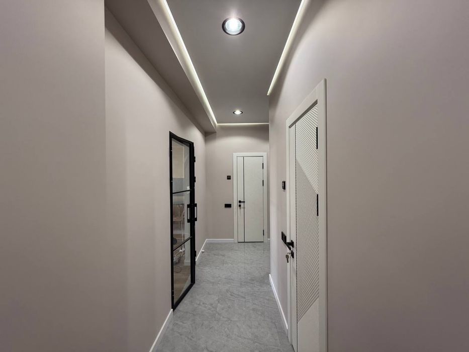 Новостройка ЖК Parkent Plaza 3 комнатная 10 этаж, 88м2. Евроремонт