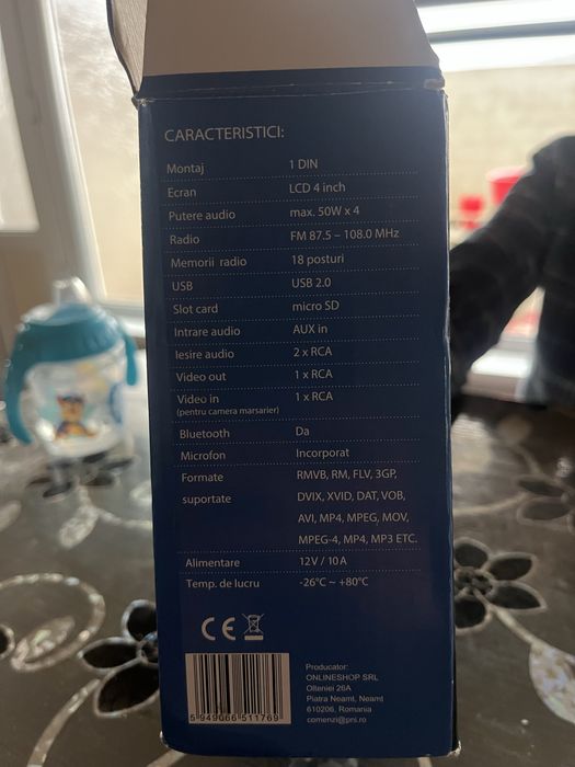 Casetofon pin  9545 bluetooth 4x 50w