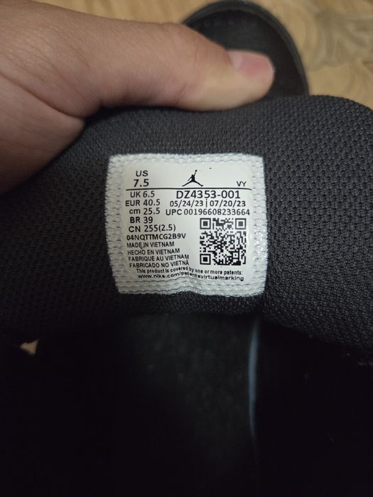 Sneakers Jordan Max Aura 5 (Gs) DZ4352 001 Negru