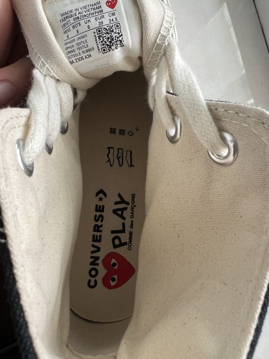 Converse comme des garcons marimea 39