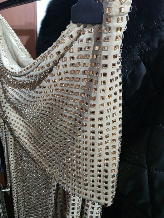 Rochie lunga cu pietre