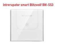 Intrerupator smart WiFi cu touch Blitzwolf BW-SS3 - suport Alexa - Nou