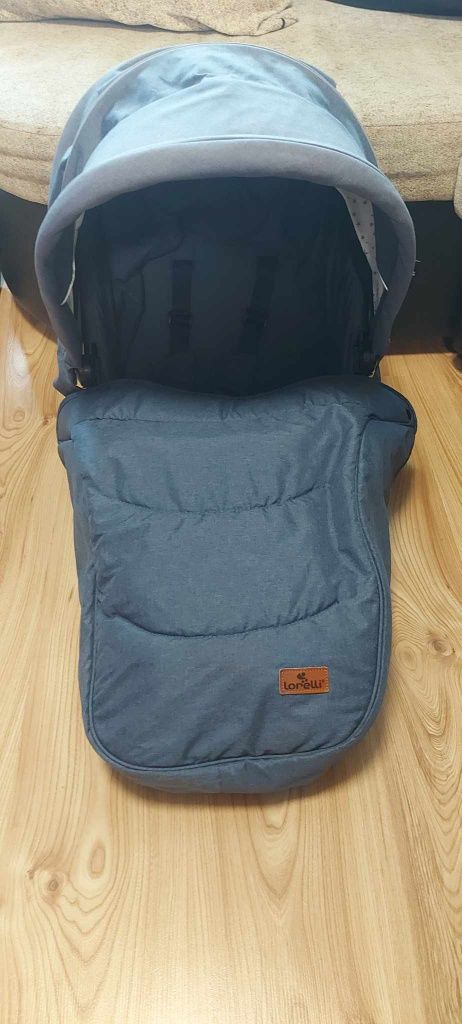 Детска комбинирана количка Lorelli - Crysta 3 в 1, Blue
