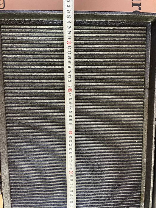 Електрическа Скара Чугунена Плоча Оребрена Повърхност 70х51см-ТУРЦИЯ