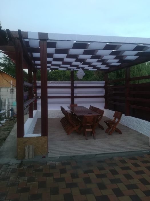 Panza Pergola Copetina Umbrela Huse Pavilion Balansoar Sezlong Cort