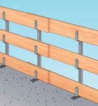 Parapet reglabil pentru constructii, parapeti provizorii pentru placa