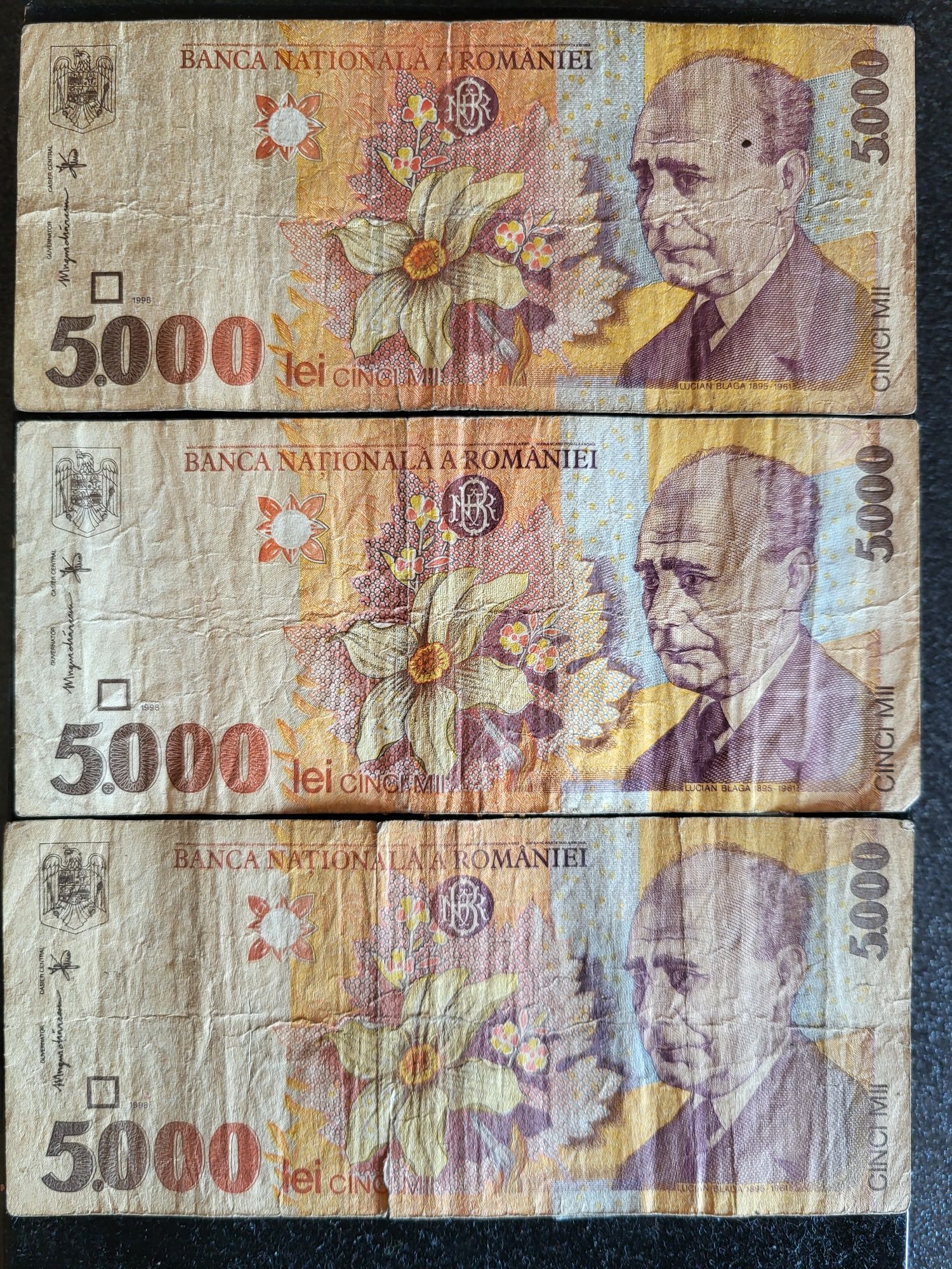 Bacnote vechi 5000 lei