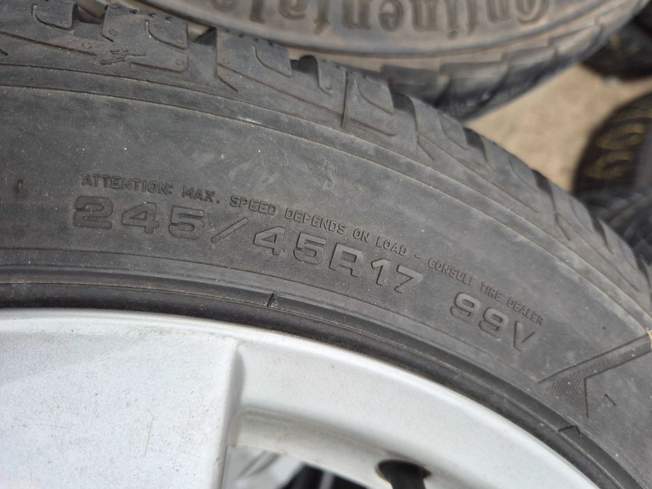 Roti Jante Anvelope 5x112 17'' OEM Mercedes E-Class 245/45/17 APP NOI