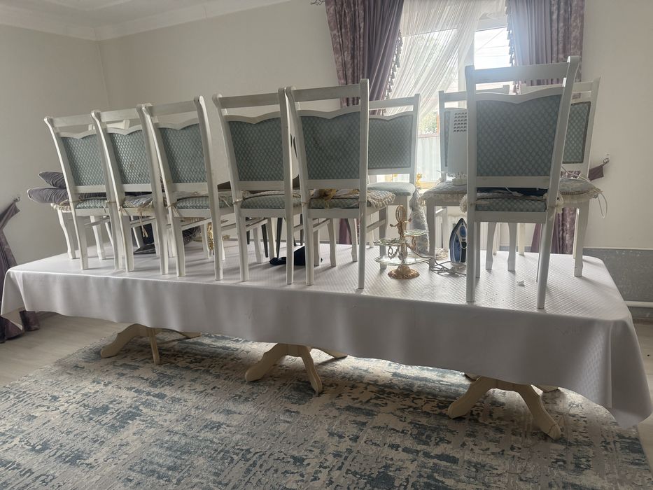 Стол гостиный 10 отырғышпен