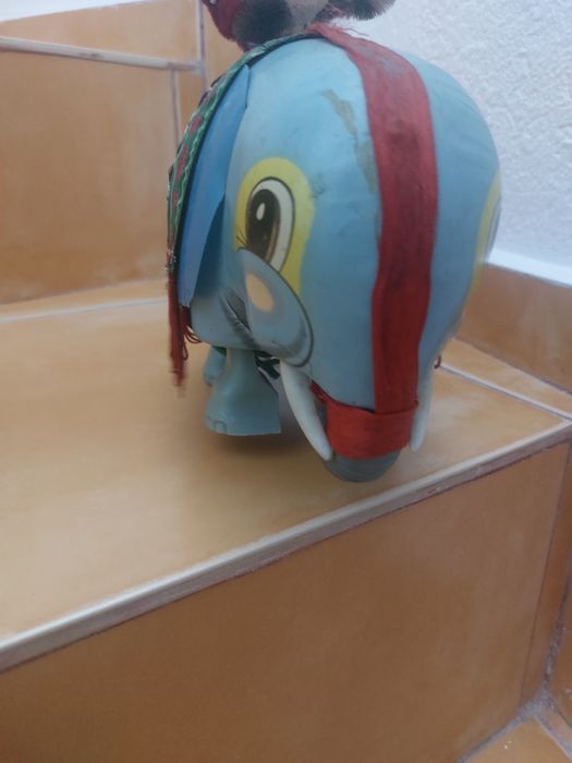 Jucarie veche. China, elefant , Monkey on Elephant ME776