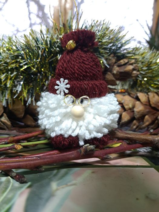 Коледно гномче ръчна изработка