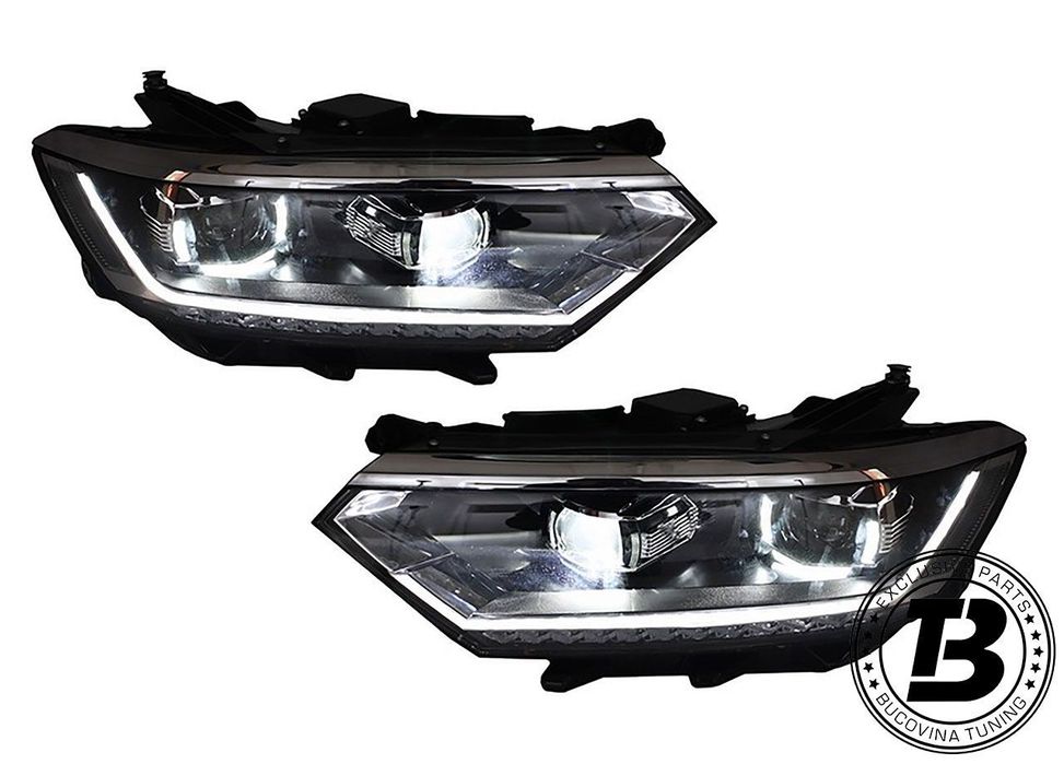 Faruri Full LED compatibile cu VW Passat B8 3G Matrix Design