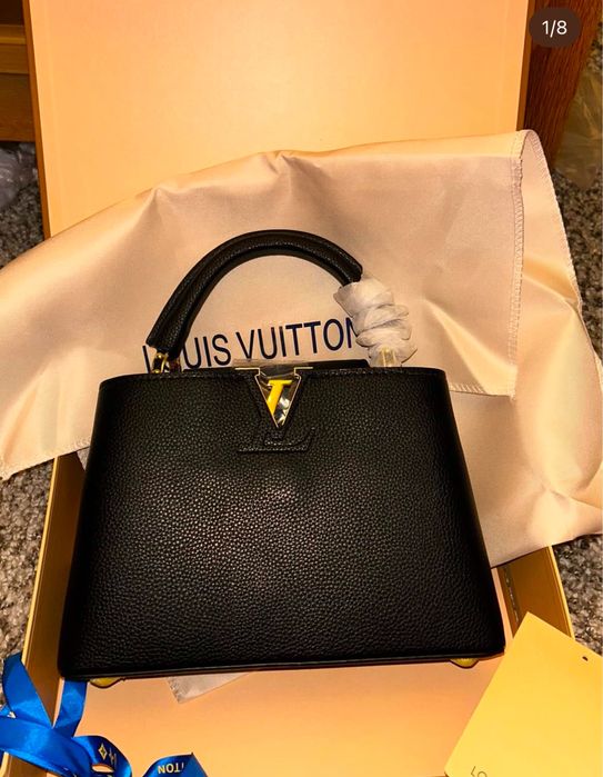 Geanta Louis Vuitton Capucines pe comanda piele naturala