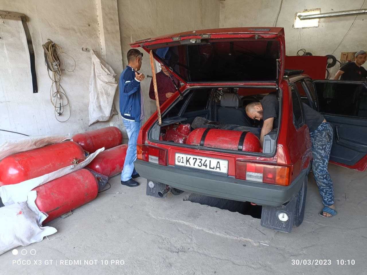 Vaz 2109 metan gaz