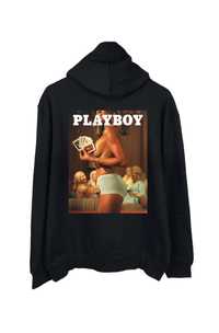 Hanorac Playboy cu imprimeu