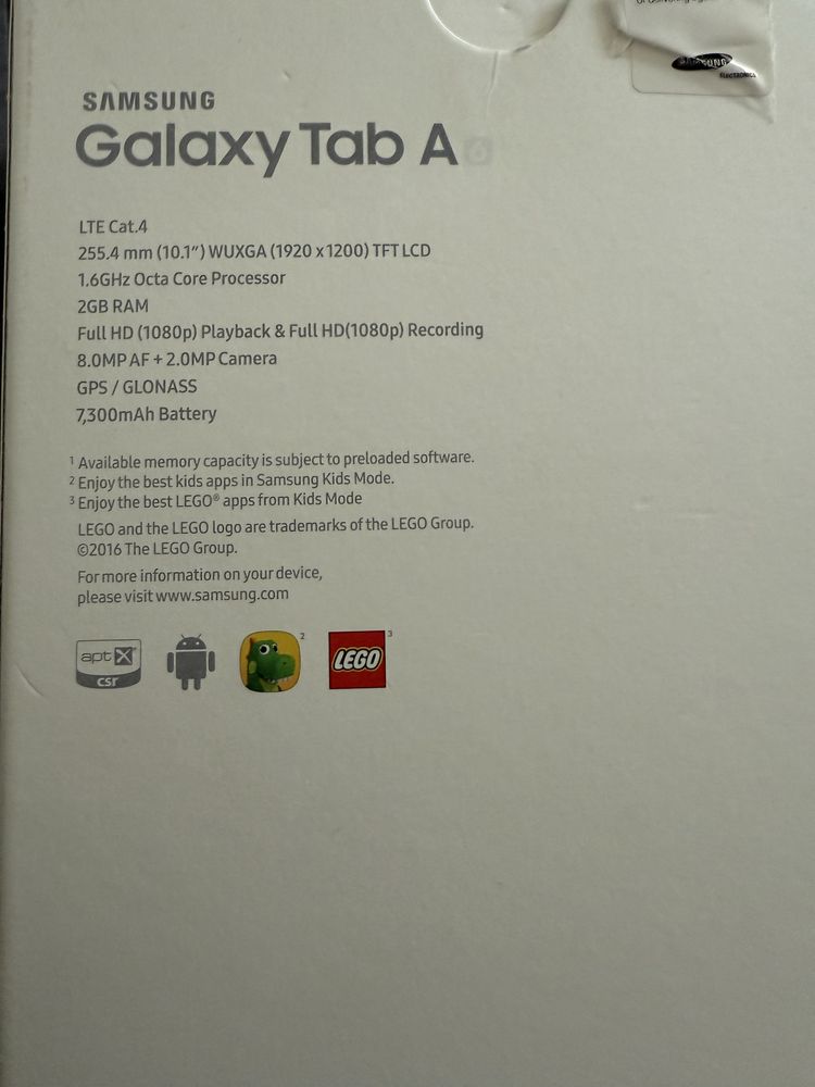 Tableta Samsung Galaxy TAB A6 16GB