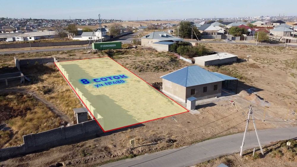 Участок Сатылады мкр Сауле уч №480 - 8 соток