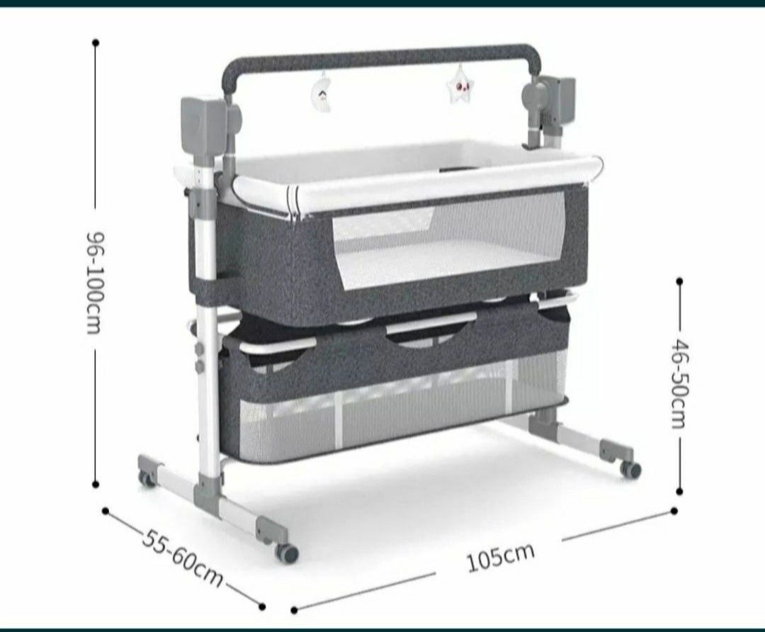 Даставка бэсплатная Дэтиская электрическая  люлька .прикроватная кров