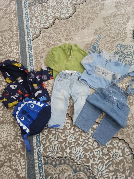 Бир пакет кийимлар 1-2ешга