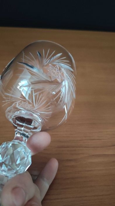 2 модела кристални чаши за вино"Бохемия"