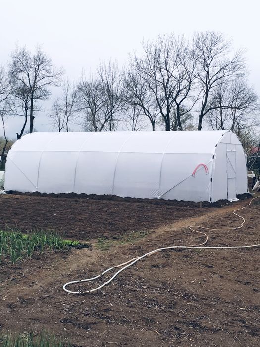 Solar/Sera legume teava zincata galvanizata, folie 170 microni