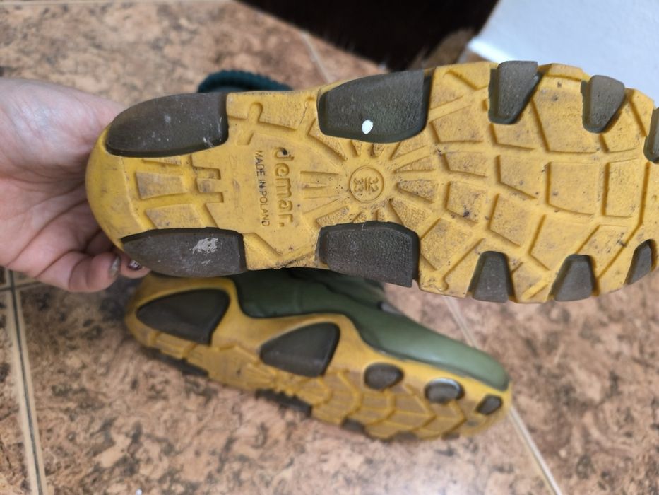 Детски гумени ботуши с мека подплата, размер 32/33