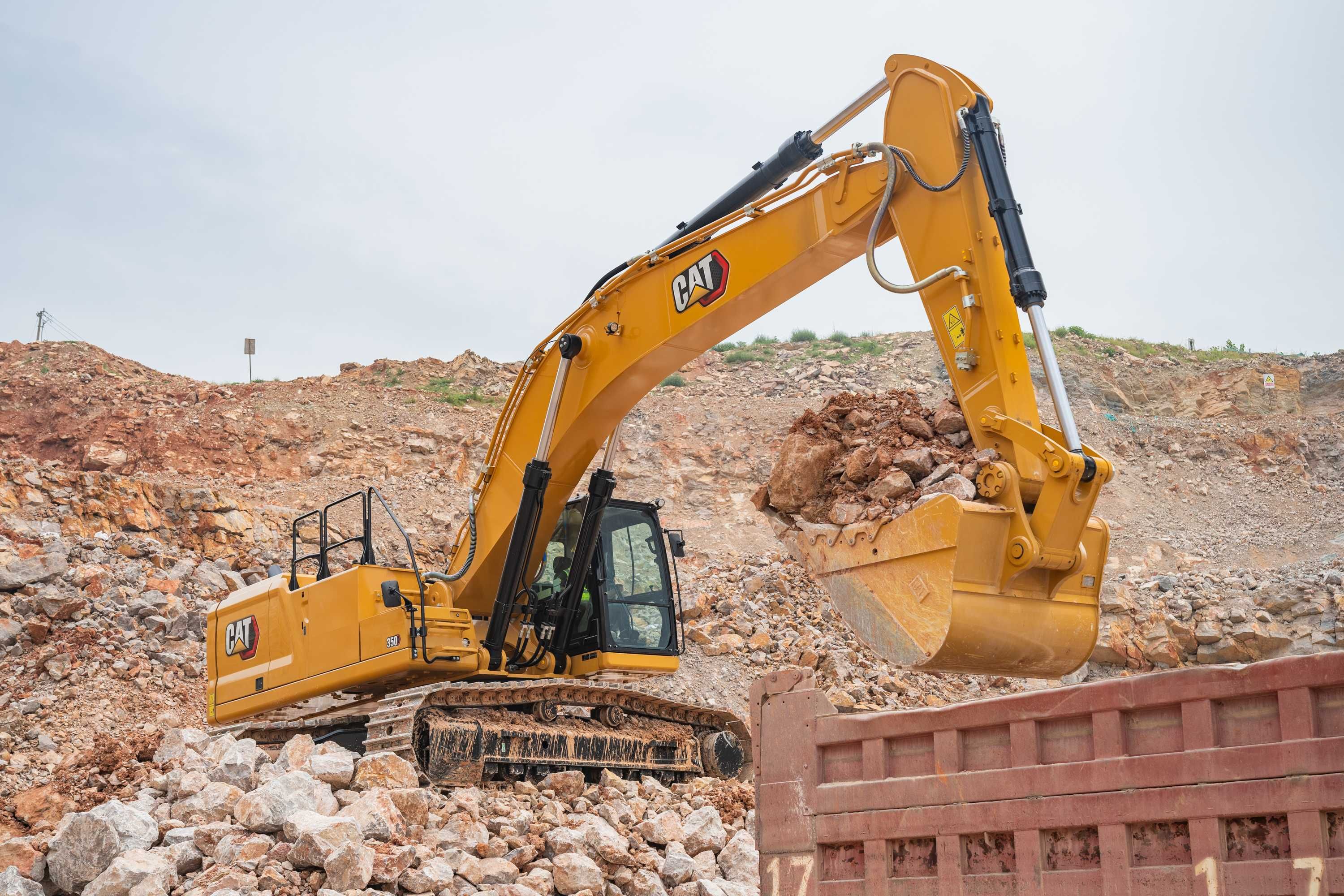 Гусеничный экскаватор CAT 350 (ковш 3м3)
