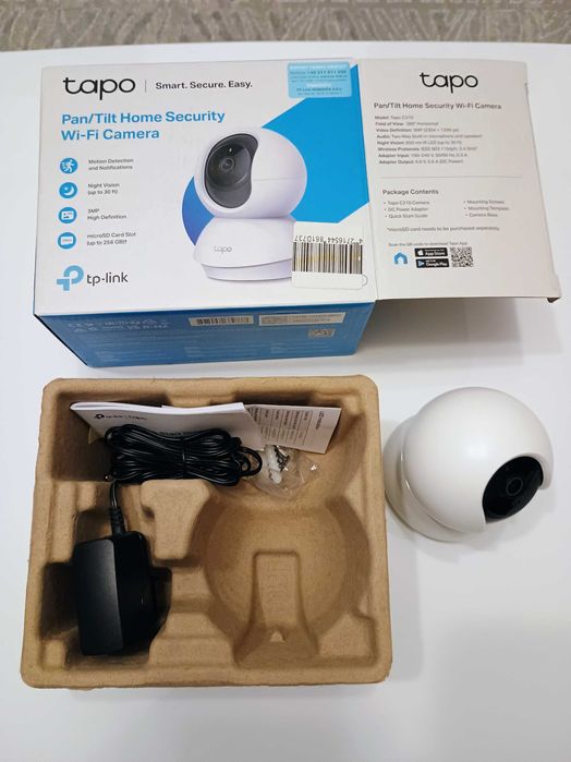 ПРОМОЦИЯ!  Неизползвана, здрава охранителна камера TP-Link Tapo C210