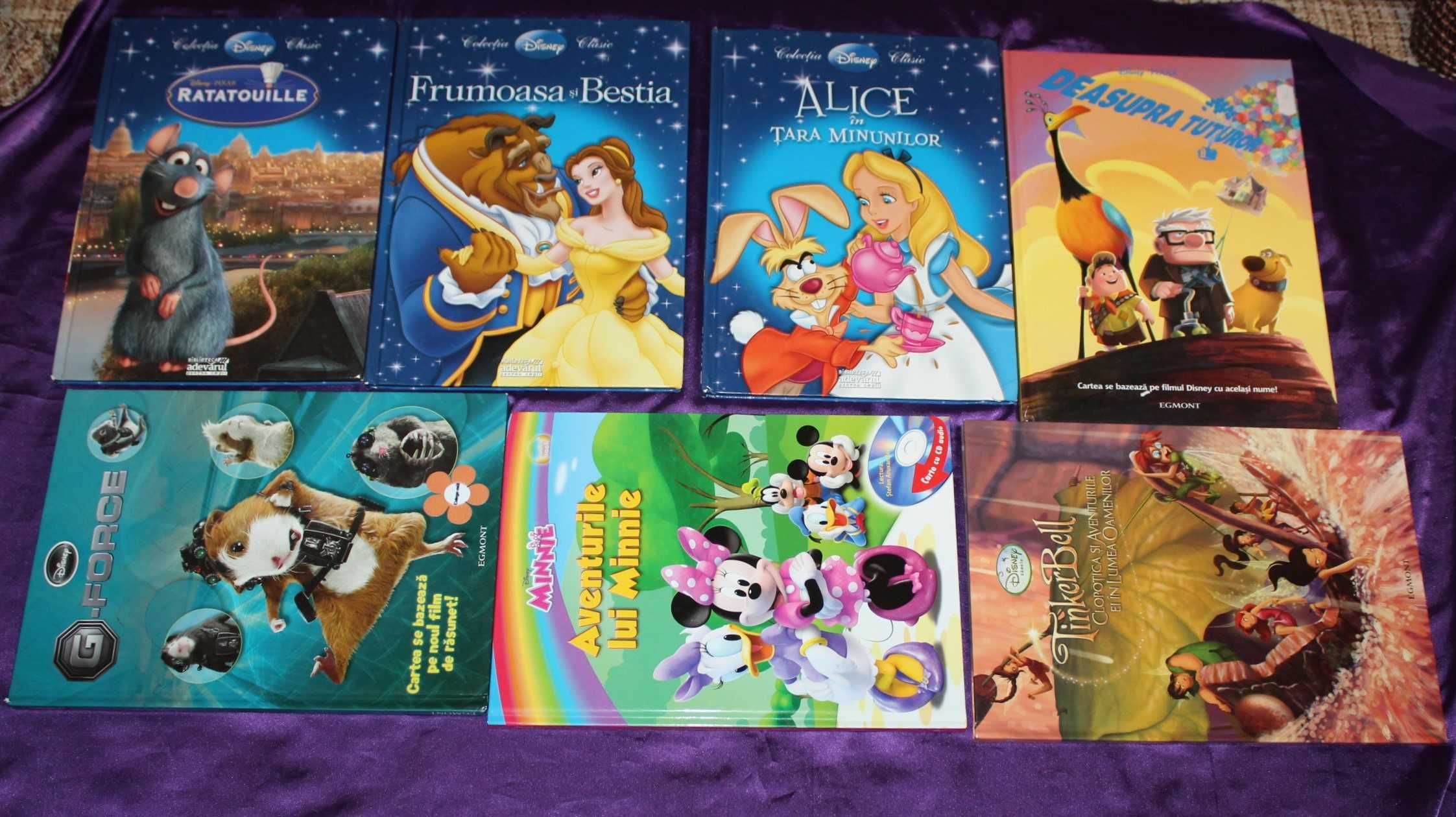 Lot carti copii Clopotica Aventurile lui Minnie Egmont G Force Disney